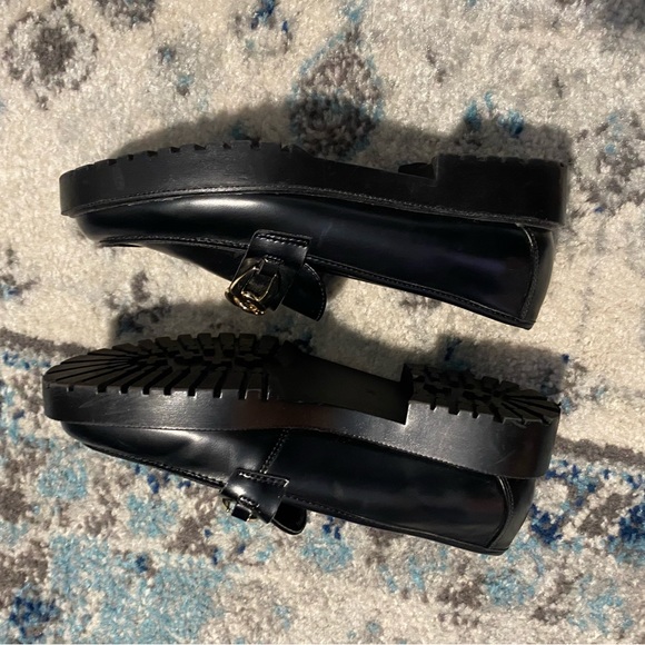 Black chunky soled H&M loafers - Picture 4 of 5